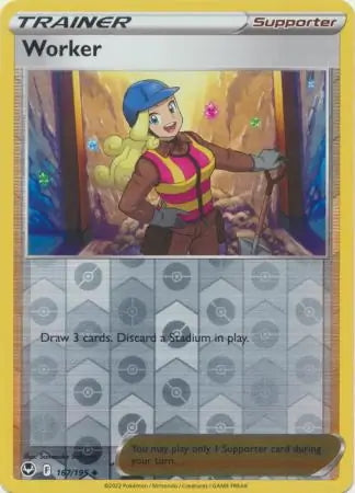Silver Tempest Worker #167/195 reverse holo